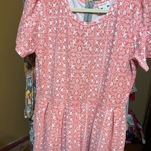 LuLaRoe Amelia zipped dress NWOT 2XL